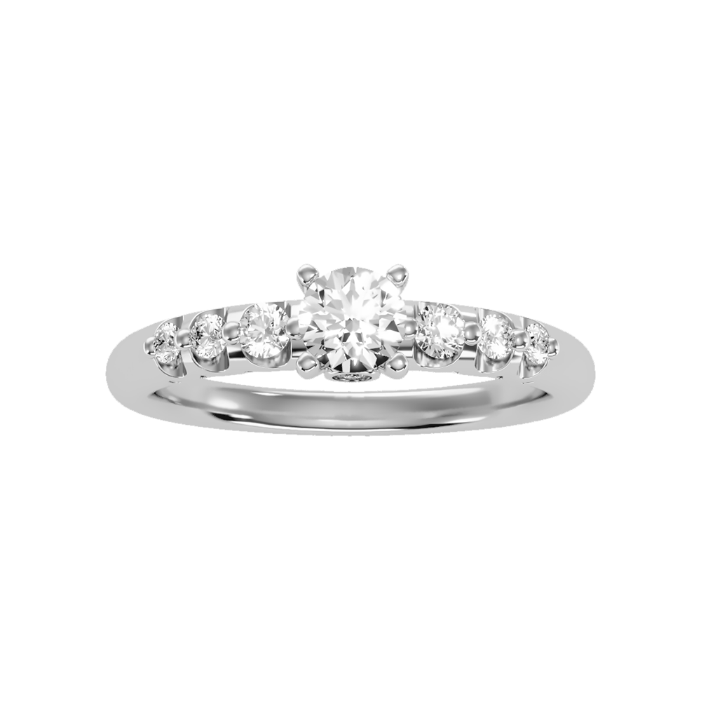 Glimful Solitaire Ring - Three