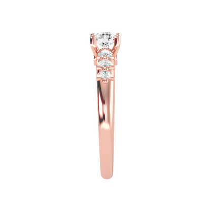 Glimful Solitaire Ring In 925 Sterling Silver - Eight