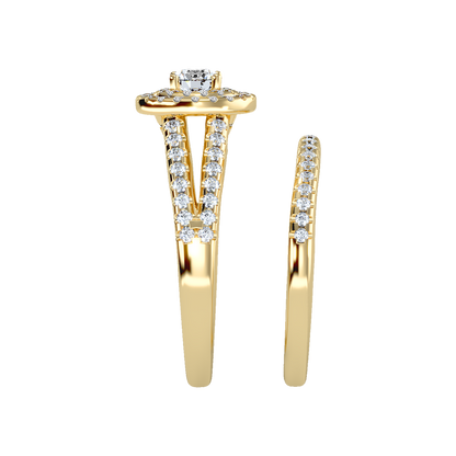 Glistening Bridal Ring Set - Eleven