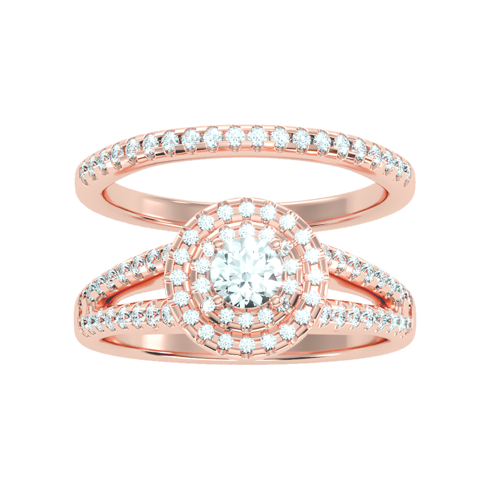 Glistening Bridal Ring Set - Six