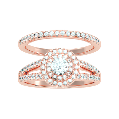 Glistening Bridal Ring Set - Six