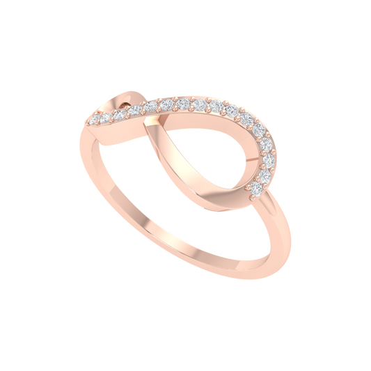 Glistening Infinity Ring - One