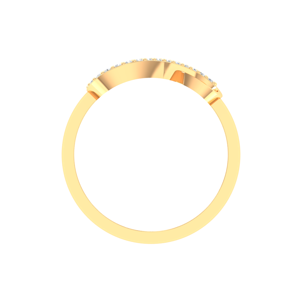 Glistening Infinity Ring In 925 Sterling Silver - Twelve