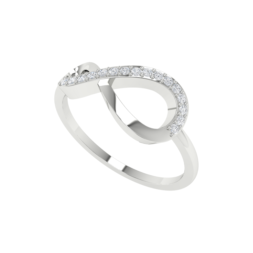 Glistening Infinity Ring - Five