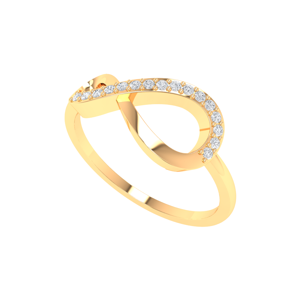 Glistening Infinity Ring - Nine