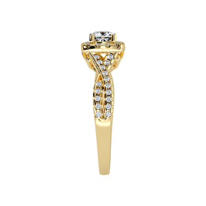 Glistening Halo Ring - Twelve