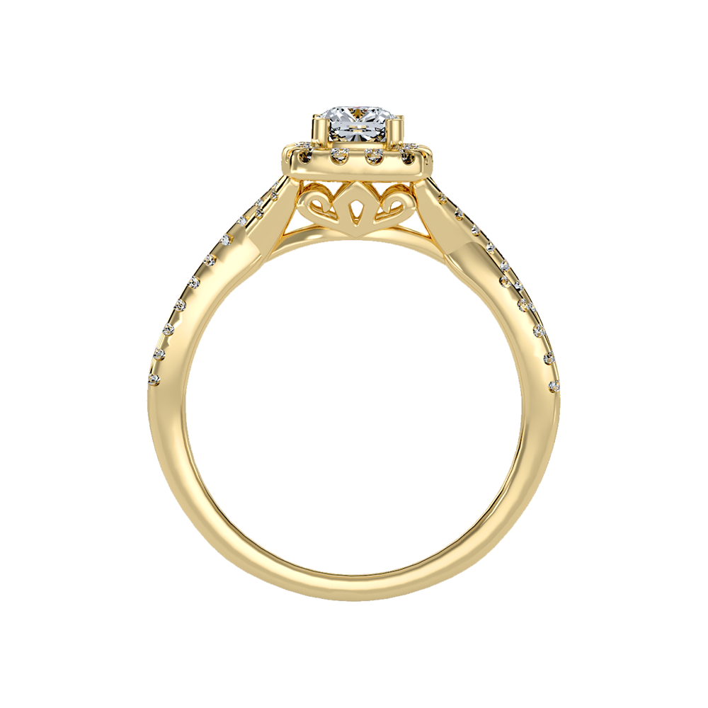Glistening Halo Ring - Thirteen