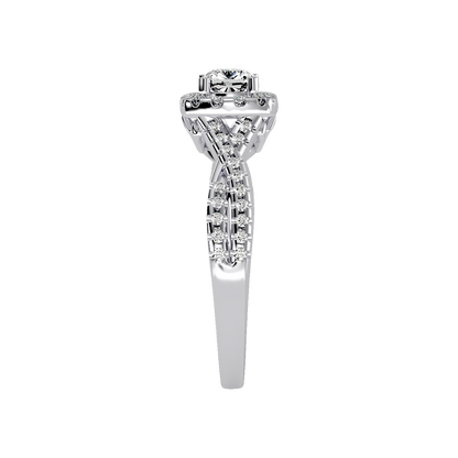 Glistening Halo Ring - Five
