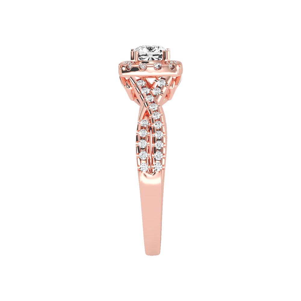 Glistening Halo Ring - Eight