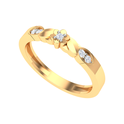 Glittery Loop Diamond Ring - Ten