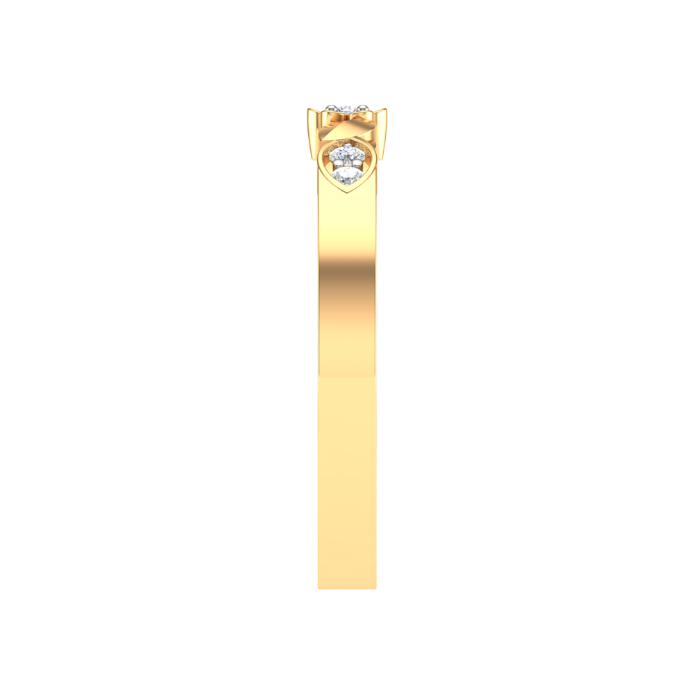 Glittery Loop Diamond Ring - Twelve