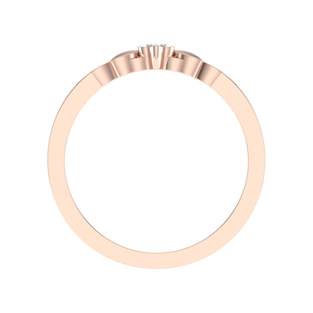 Glittery Loop Diamond Ring - Seven