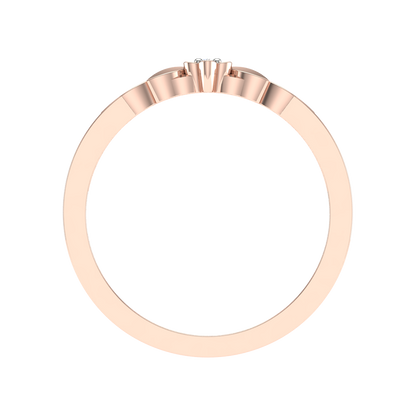 Glittery Loop Diamond Ring - Seven