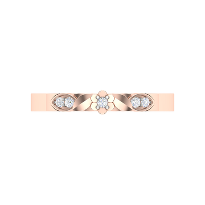 Glittery Loop Diamond Ring - Eight
