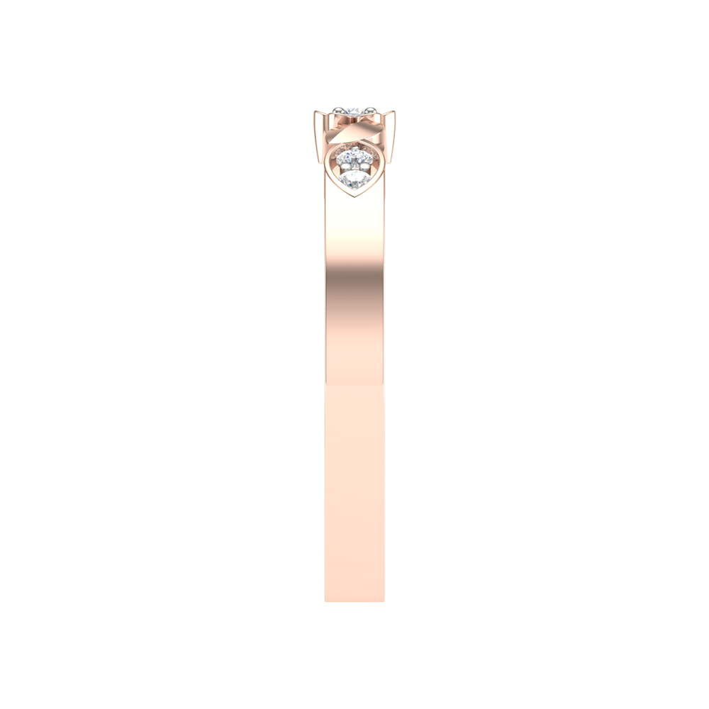 Glittery Loop Diamond Ring - Nine