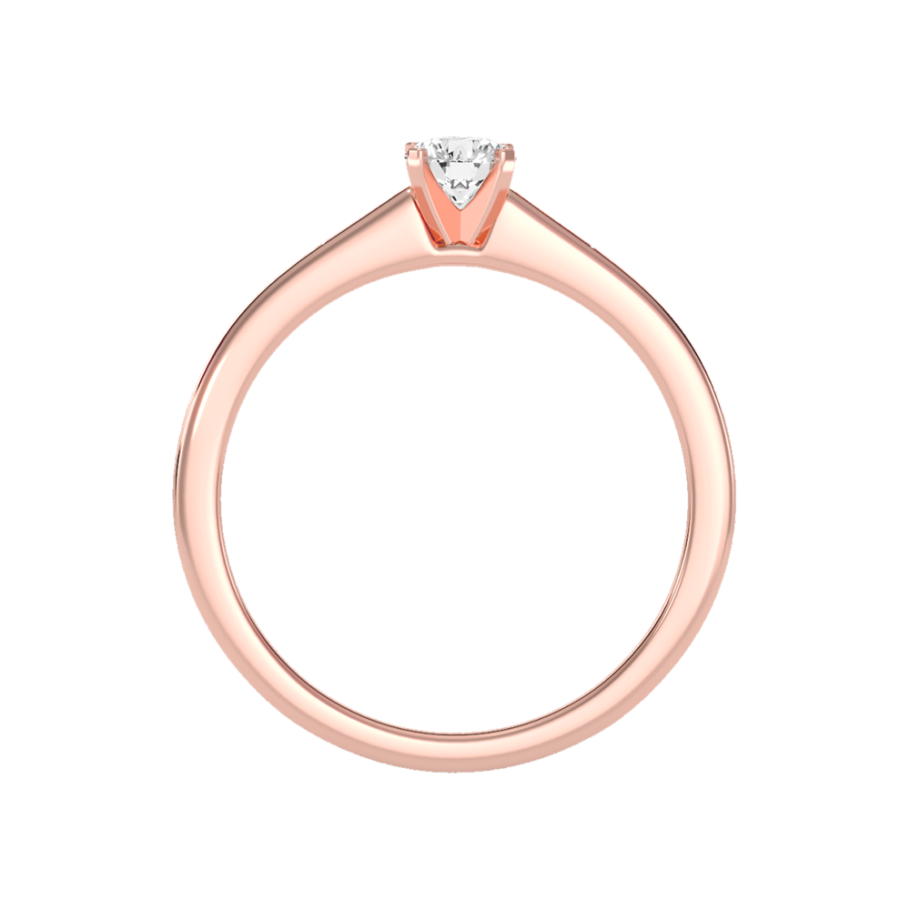 Glittery Solitaire Ring - Two