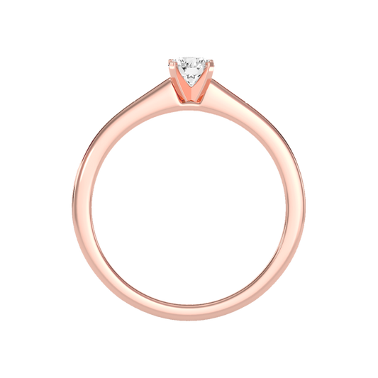 Glittery Solitaire Ring - Two