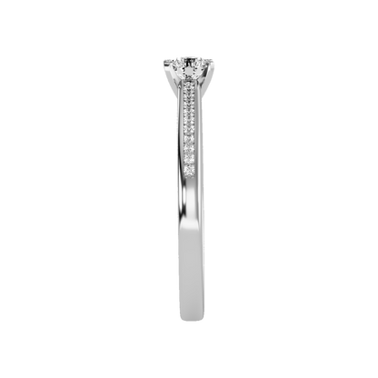 Glittery Solitaire Ring - Seven