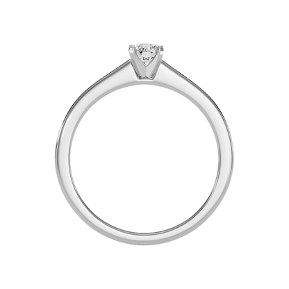 Glittery Solitaire Ring - Eight