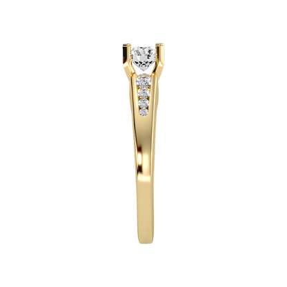 Glitz Solitaire Ring - Four