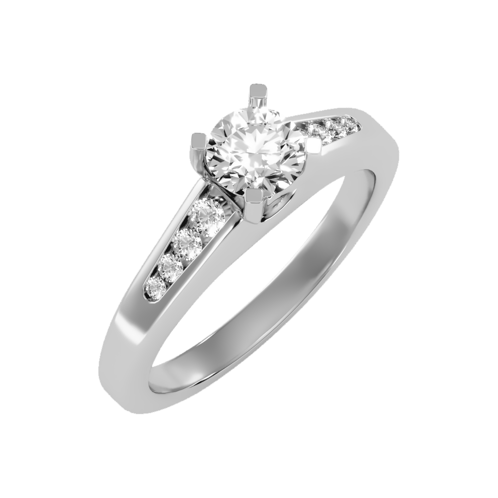 Glitz Solitaire Ring - Five