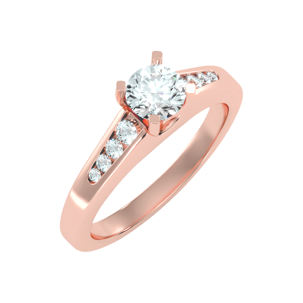 Glitz Solitaire Ring - Nine