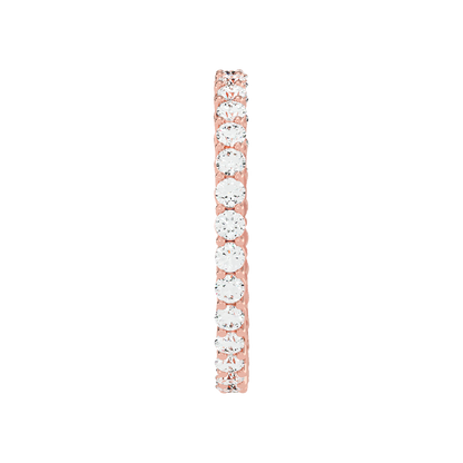 Glorious Eternity Band In 925 Sterling Silver - Three