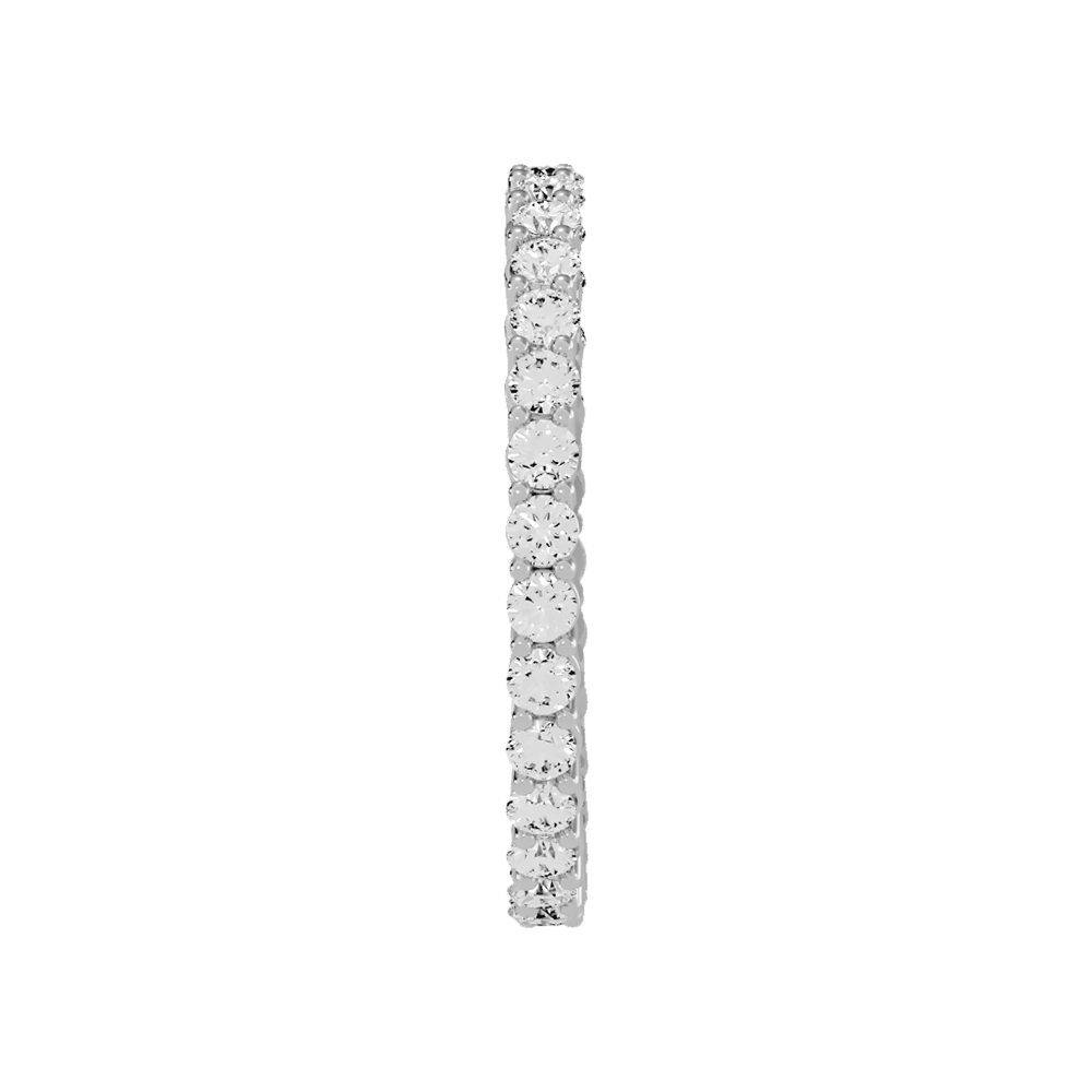Glorious Eternity Band In 925 Sterling Silver - Seven