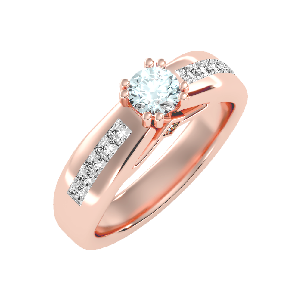Glory Solitaire Ring - One