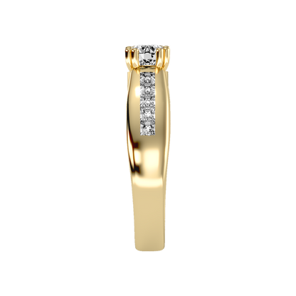 Glory Solitaire Ring In 925 Sterling Silver - Eleven