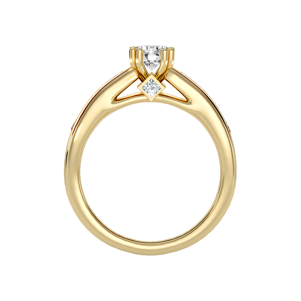 Glory Solitaire Ring In 925 Sterling Silver - Twelve