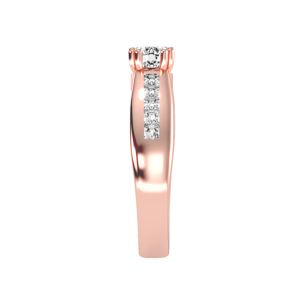 Glory Solitaire Ring - Three