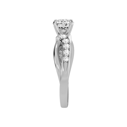 Gorgeous Solitaire Ring In 925 Sterling Silver - Eight