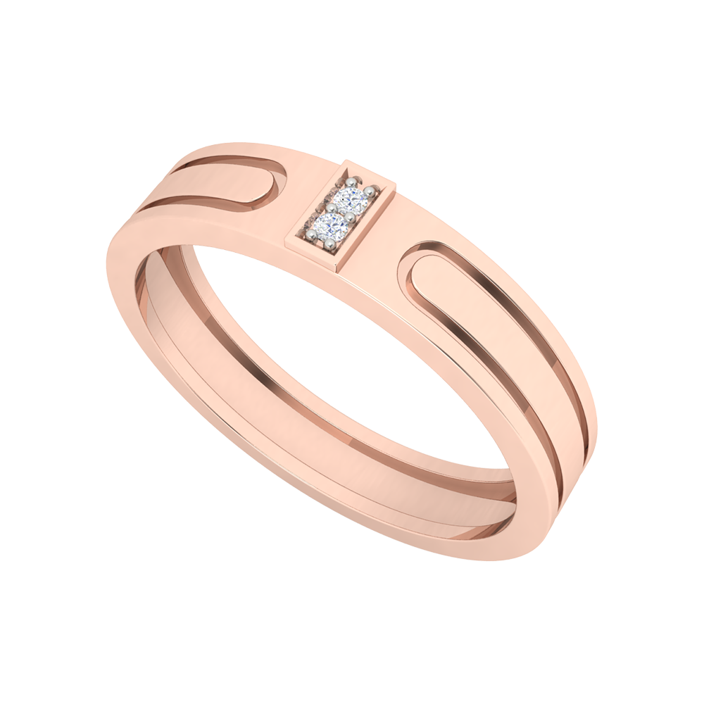 Gorgeous Vibe Two Stone Ring In 925 Sterling Silver - One