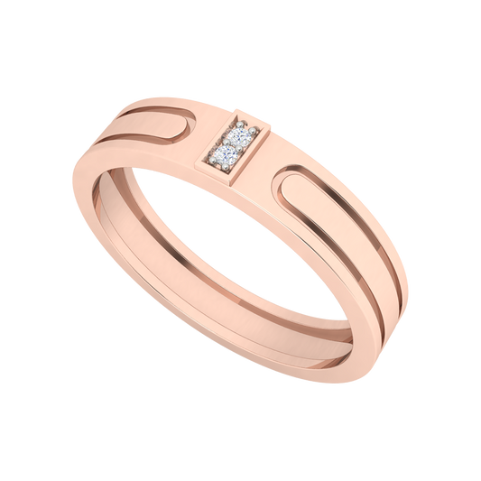 Gorgeous Vibe Two Stone Ring In 925 Sterling Silver - One