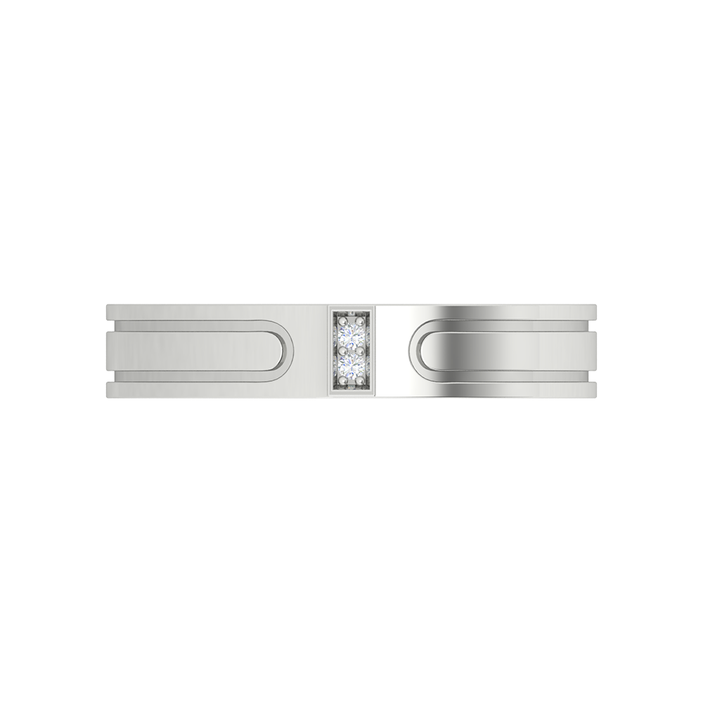 Gorgeous Vibe Two Stone Ring In 925 Sterling Silver - Six