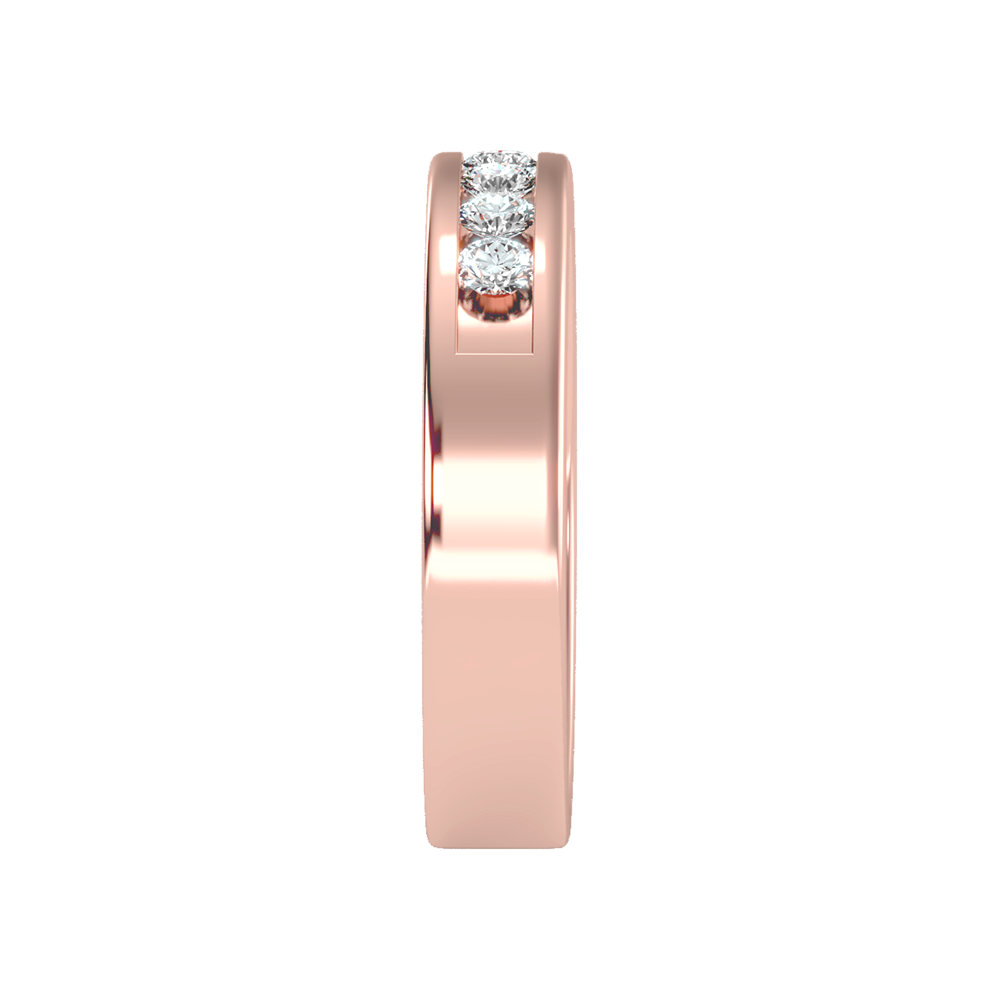 Graceful Broad Band Ring - Eleven