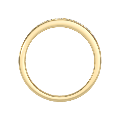 Graceful Broad Band Ring - Two
