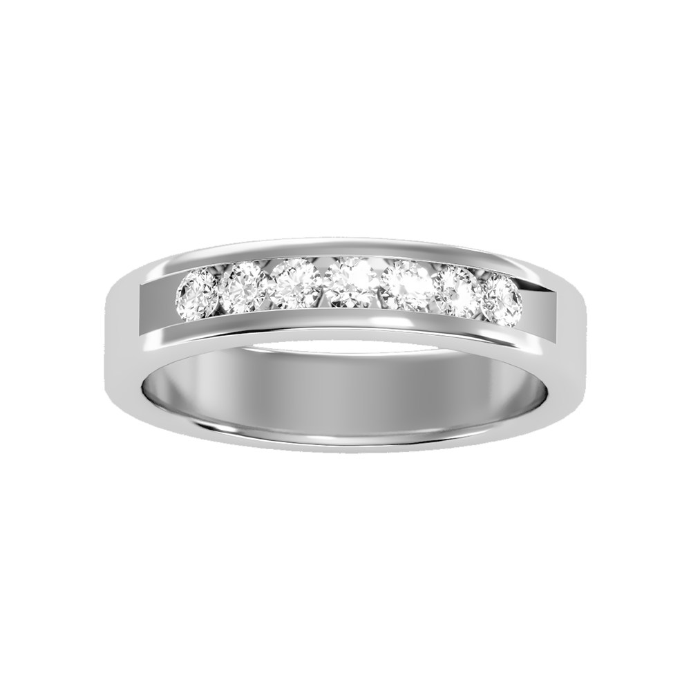 Graceful Broad Band Ring - Six