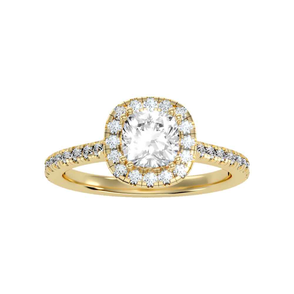 Graceful Solitaire Ring - Ten