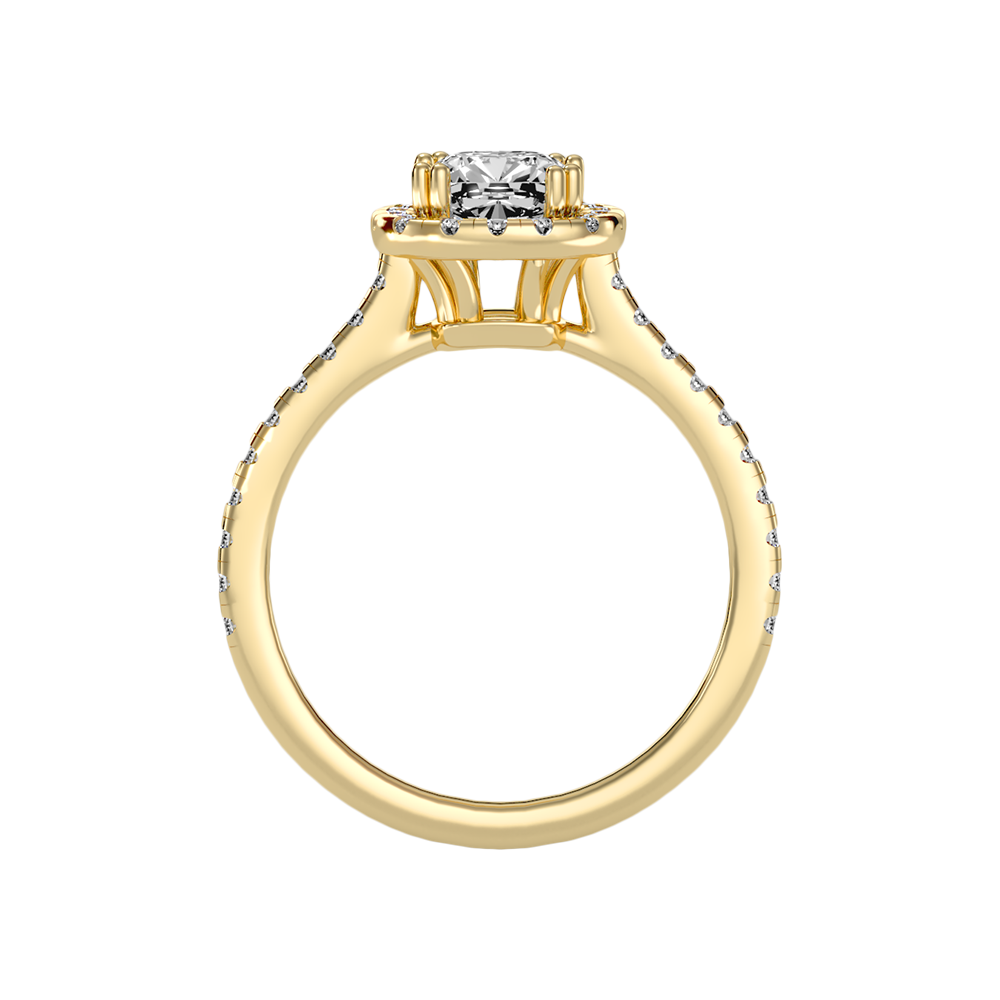 Graceful Solitaire Ring In 925 Sterling Silver - Twelve