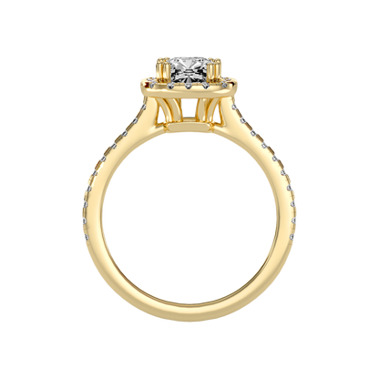 Graceful Solitaire Ring In 925 Sterling Silver - Twelve