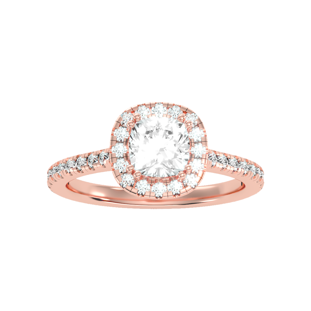Graceful Solitaire Ring In 925 Sterling Silver - Three
