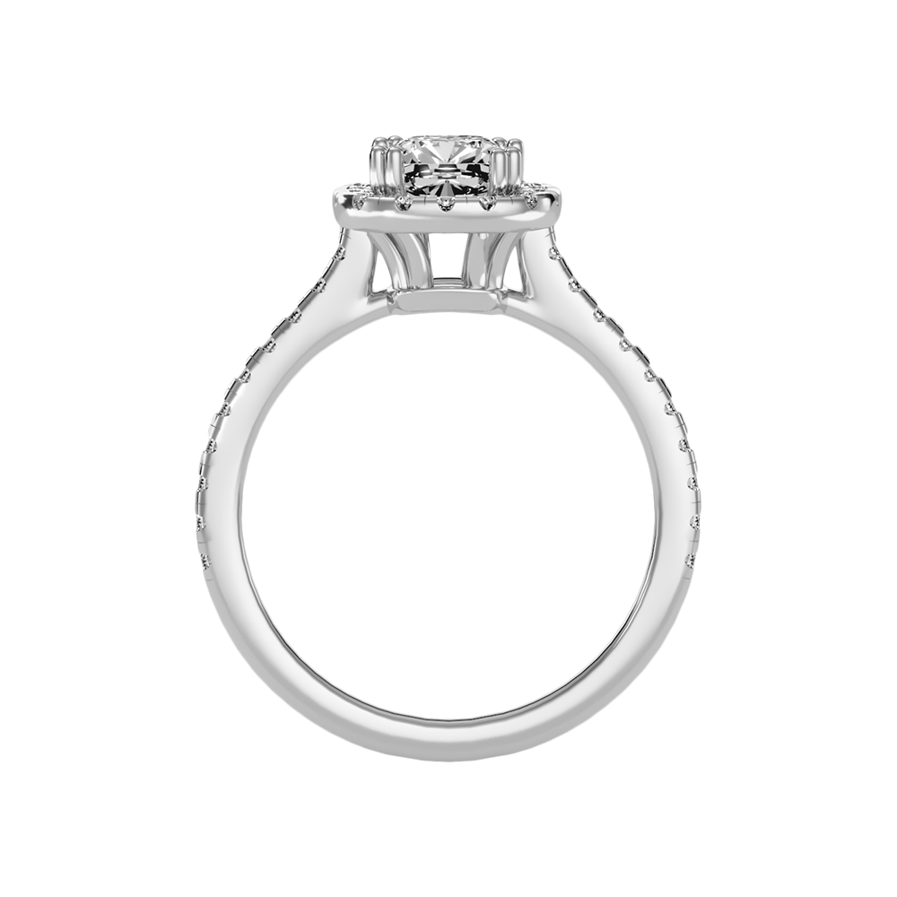 Graceful Solitaire Ring In 925 Sterling Silver - Eight
