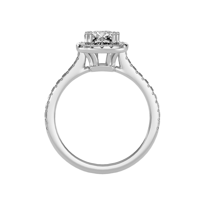 Graceful Solitaire Ring In 925 Sterling Silver - Eight