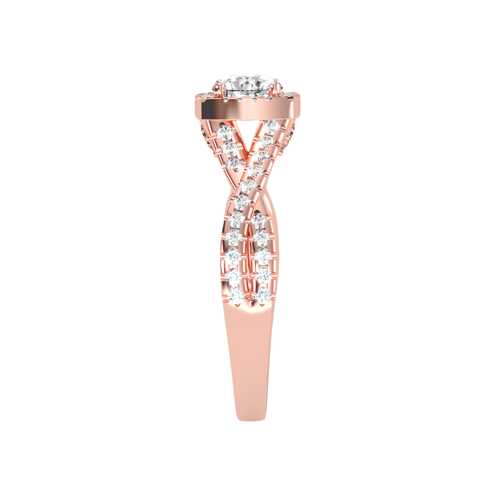 Grace Halo Ring In 925 Sterling Silver - Seven