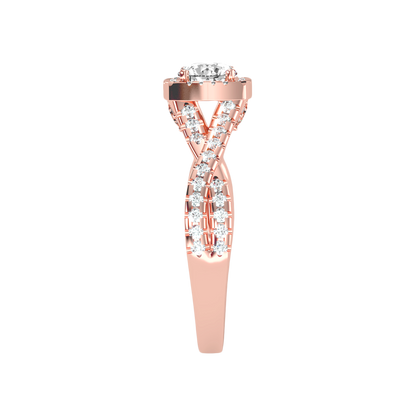 Grace Halo Ring In 925 Sterling Silver - Seven