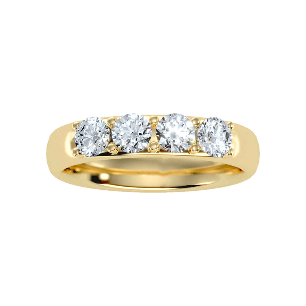 Grace Quad Stone Ring - Ten