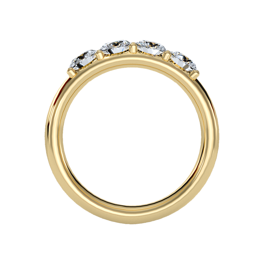 Grace Quad Stone Ring In 925 Sterling Silver - Twelve
