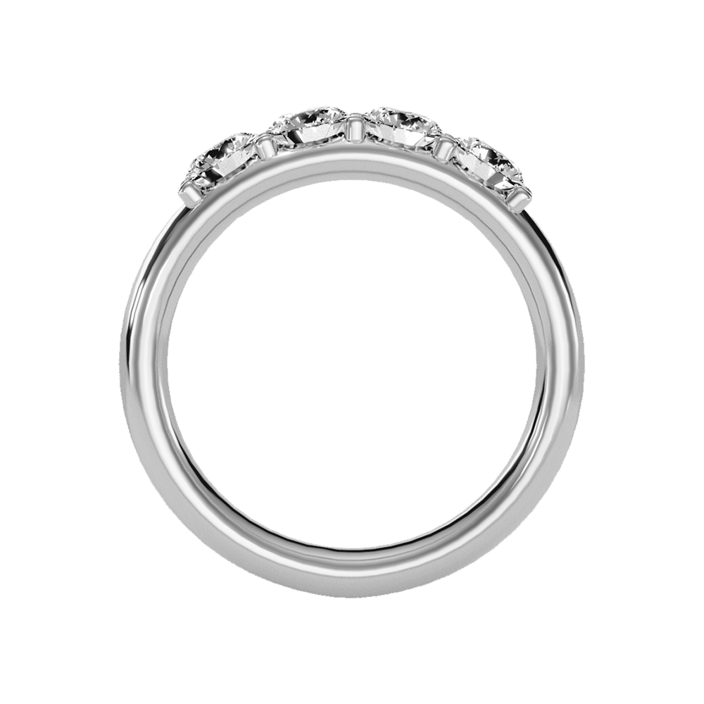 Grace Quad Stone Ring In 925 Sterling Silver - Two